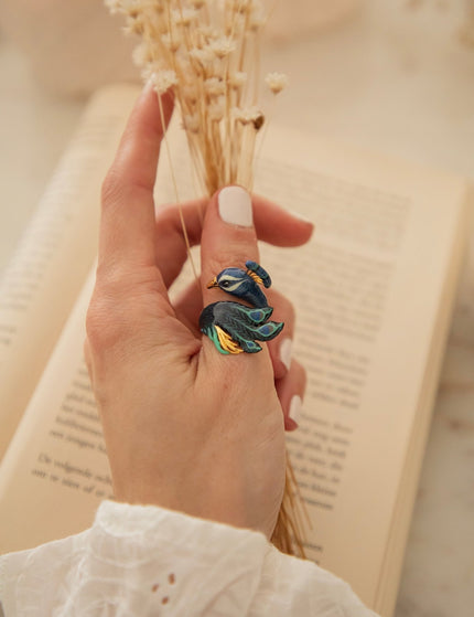 Peacock Blue - Ring - ellemilla