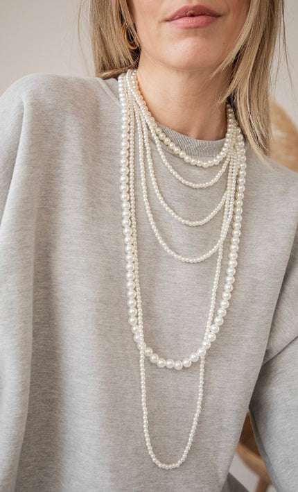 Pearl Parade White - Ketting - ellemilla