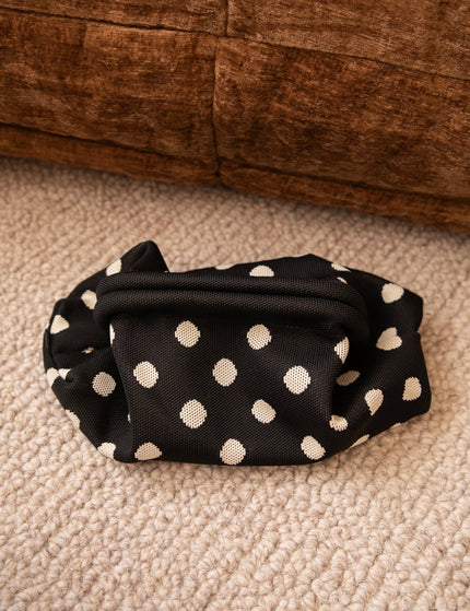Pia Polka Clutch Black/Off White - Handtas - ellemilla