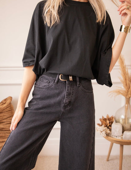 Piper Palazzo Black - Jeans - ellemilla
