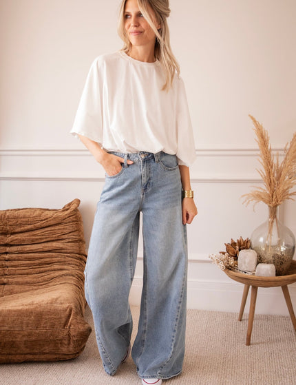 Piper Palazzo Long Blue - Jeans - ellemilla