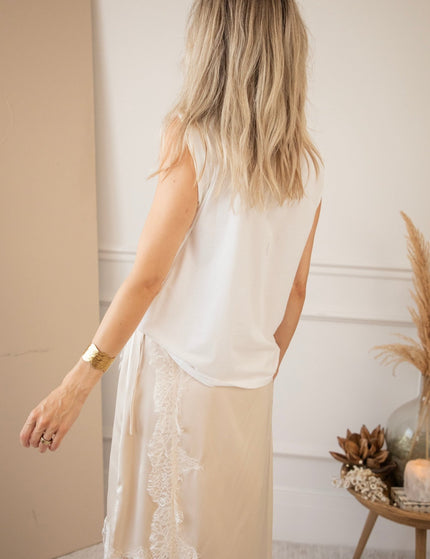 Pop Of Ease White - Top - ellemilla
