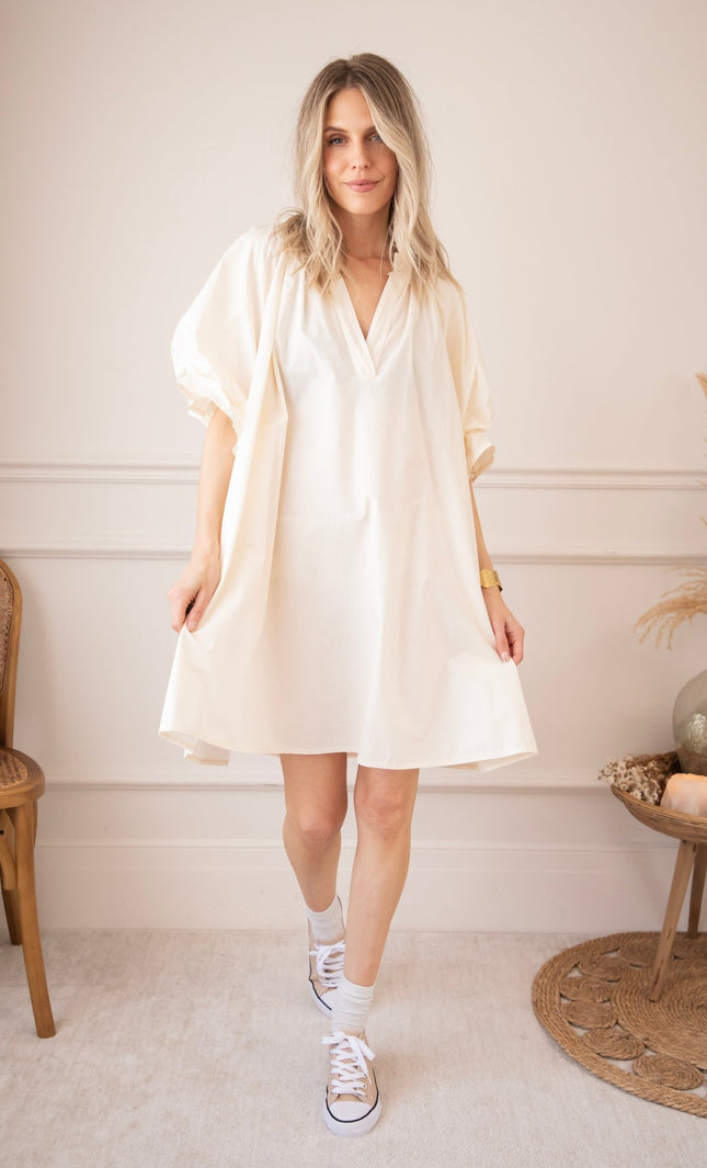 Poppy Beige - Jurk - ellemilla