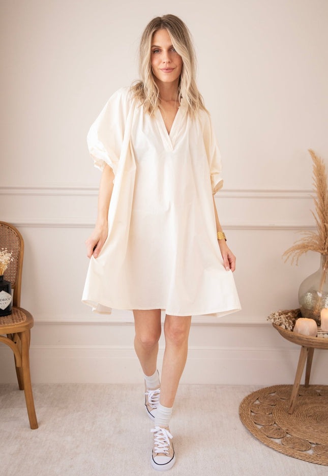 Poppy Beige - Jurk - ellemilla