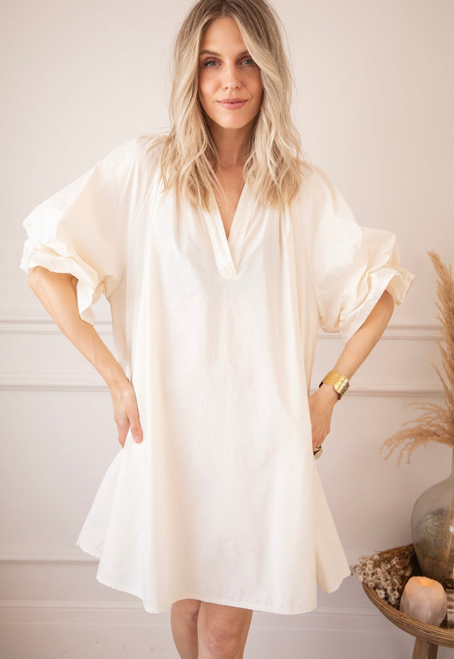 Poppy Beige - Jurk - ellemilla