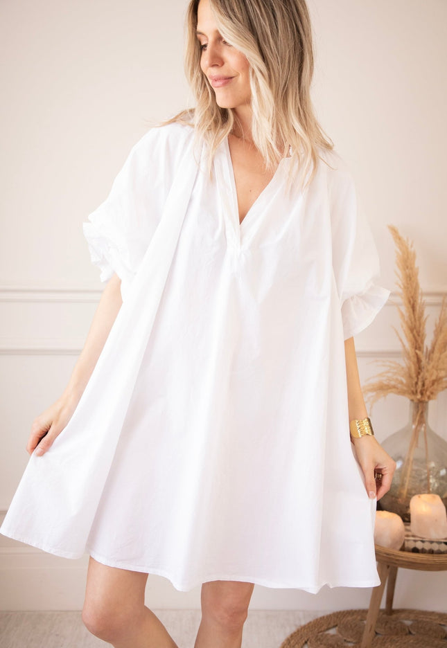 Poppy White - Jurk - ellemilla