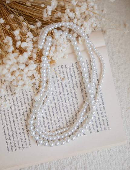 Pretty Pearly Mix White - Ketting/Set - ellemilla