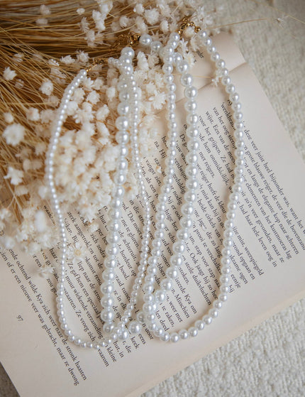 Pretty Pearly Mix White - Ketting/Set - ellemilla