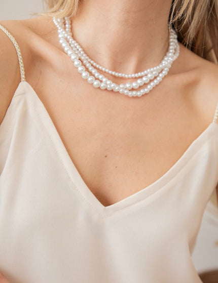 Pretty Pearly Mix White - Ketting/Set - ellemilla