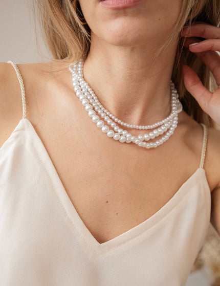 Pretty Pearly Mix White - Ketting/Set - ellemilla