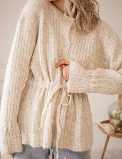 Pull Me Closer Beige - Vest - ellemilla