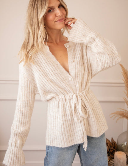 Pull Me Closer Beige - Vest - ellemilla