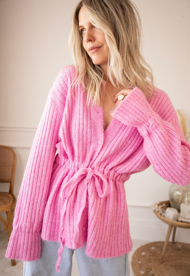 Pull Me Closer Girly Pink - Vest - ellemilla