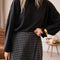 Raven Check Grey/Black - Skort - ellemilla