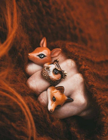 Red Fox Orange - Ring - ellemilla