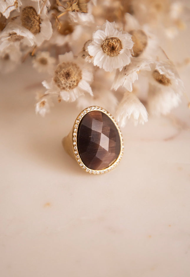 Romy Rocks Mocha - Ring - ellemilla