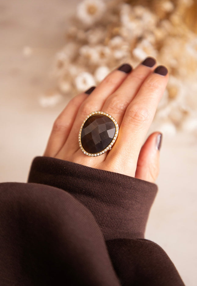 Romy Rocks Mocha - Ring - ellemilla