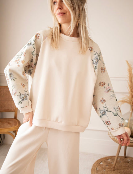 Rosy Belle Beige - Sweater - ellemilla