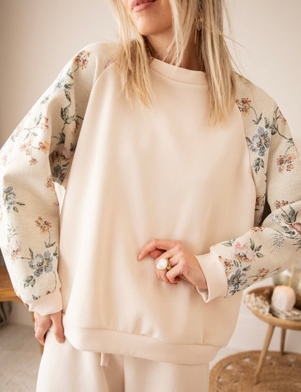 Rosy Belle Beige - Sweater - ellemilla