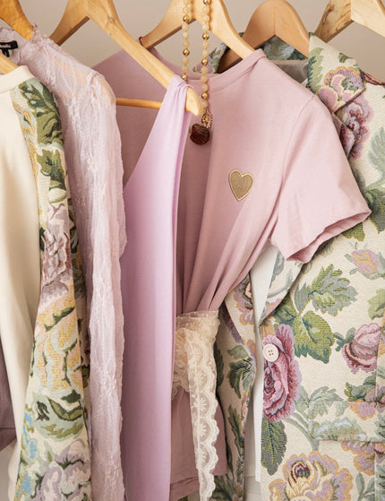 Rosy Belle Green/Pink - Blazer - ellemilla