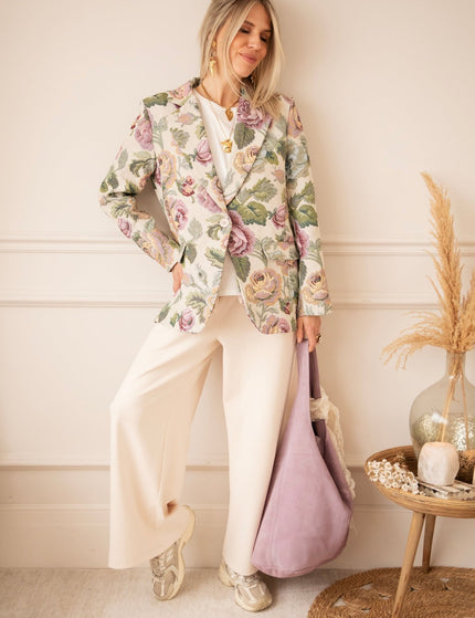 Rosy Belle Green/Pink - Blazer - ellemilla