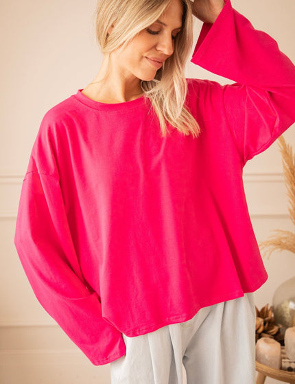 Sadie Basic Fuchsia - Longsleeve - ellemilla