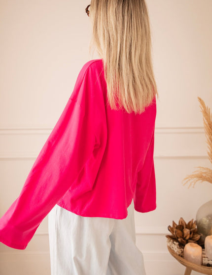 Sadie Basic Fuchsia - Longsleeve - ellemilla