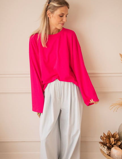 Sadie Basic Fuchsia - Longsleeve - ellemilla