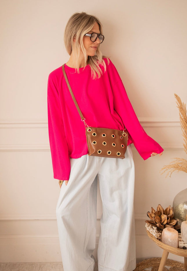 Sadie Basic Fuchsia - Longsleeve - ellemilla
