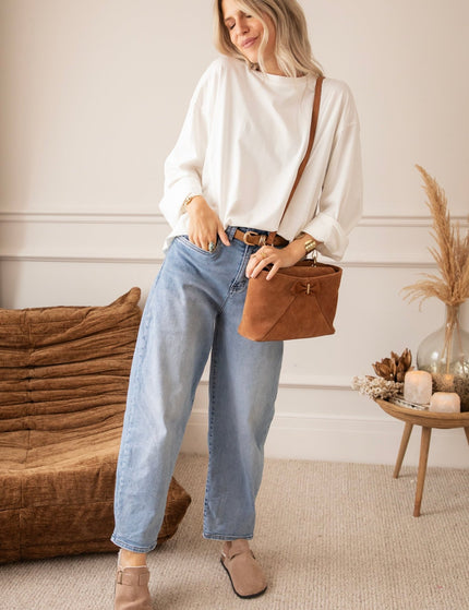 Sadie Basic White - Longsleeve - ellemilla