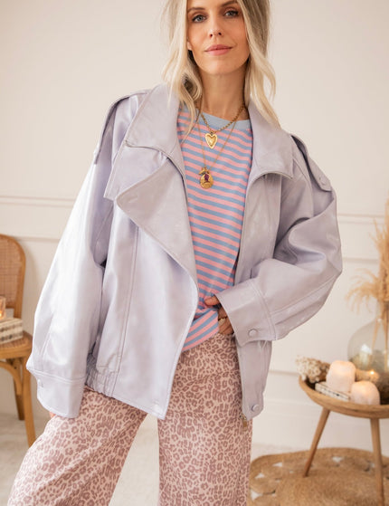 Sadie Stripe Soft Pink/Baby Blue - Longsleeve - ellemilla