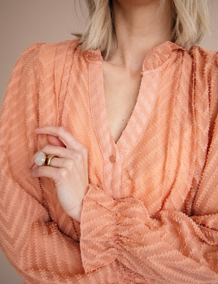 Samira Peach - Blouse - ellemilla