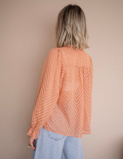 Samira Peach - Blouse - ellemilla