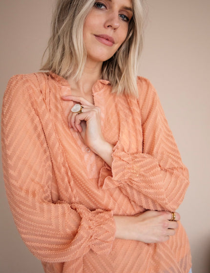 Samira Peach - Blouse - ellemilla