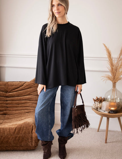 Sandy Smooth Black - Longsleeve - ellemilla