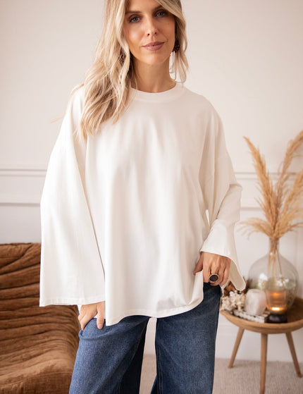 Sandy Smooth Off White - Longsleeve - ellemilla