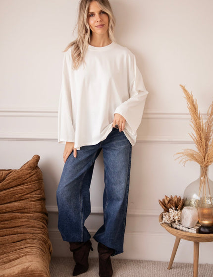 Sandy Smooth Off White - Longsleeve - ellemilla