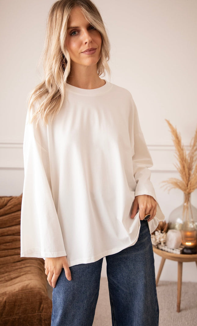 Sandy Smooth Off White - Longsleeve - ellemilla
