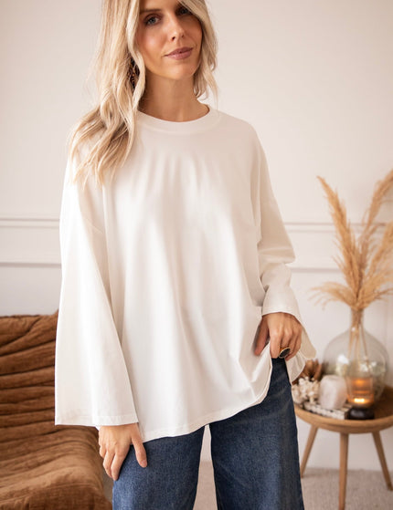 Sandy Smooth Off White - Longsleeve - ellemilla