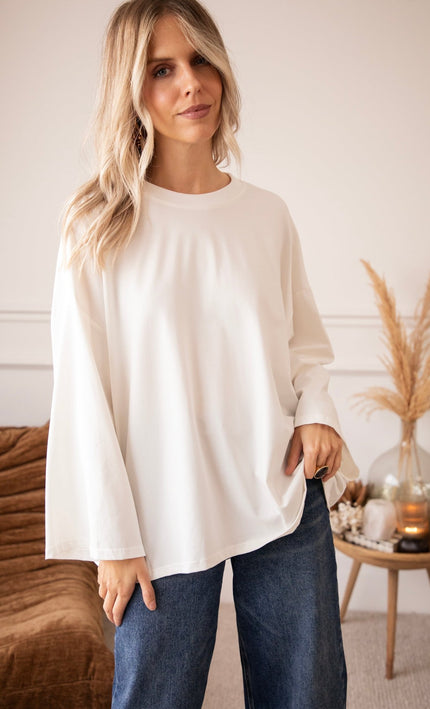 Sandy Smooth Off White - Longsleeve - ellemilla