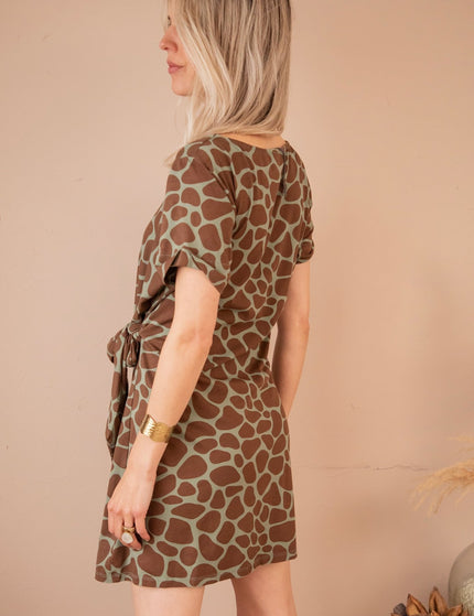 Savanna Kaki/Brown - Jurk - ellemilla