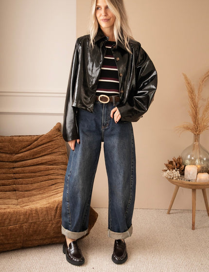 Scottie Gloss Black - Jacket - ellemilla