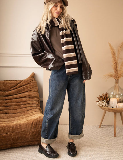 Scottie Gloss Cacao - Jacket - ellemilla