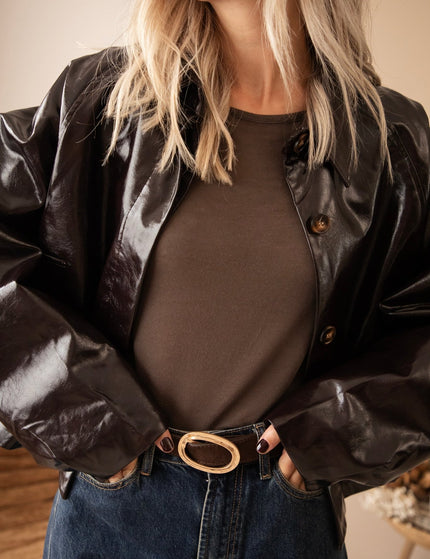 Scottie Gloss Cacao - Jacket - ellemilla