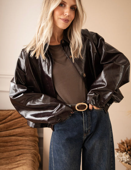 Scottie Gloss Cacao - Jacket - ellemilla