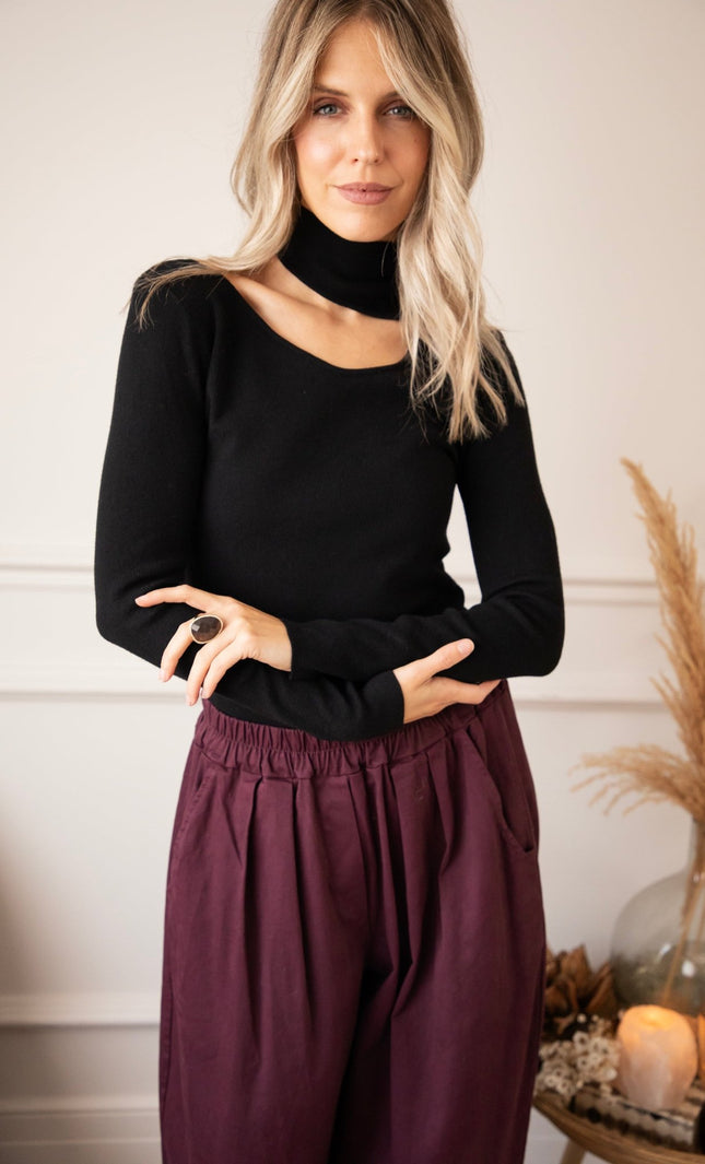 Secret Glimpse Black - Longsleeve - ellemilla