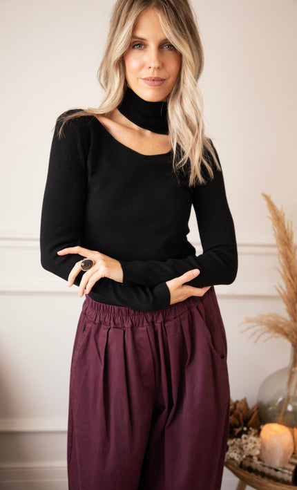 Secret Glimpse Black - Longsleeve - ellemilla