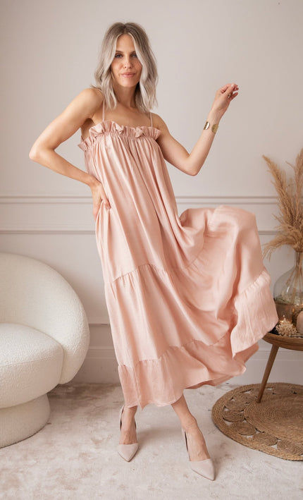 Seraphina Pink - Maxi Jurk - ellemilla