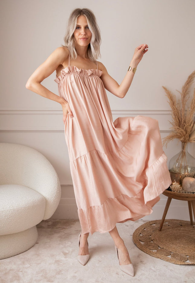 Seraphina Pink - Maxi Jurk - ellemilla