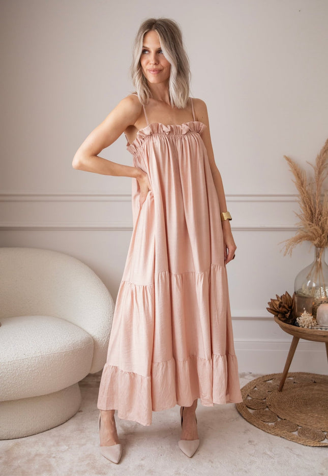Seraphina Pink - Maxi Jurk - ellemilla
